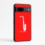 כיסוי בעיצוב אישי עם השם שלך לדגם - Google Pixel 7a 5G בעיצוב סקסופון