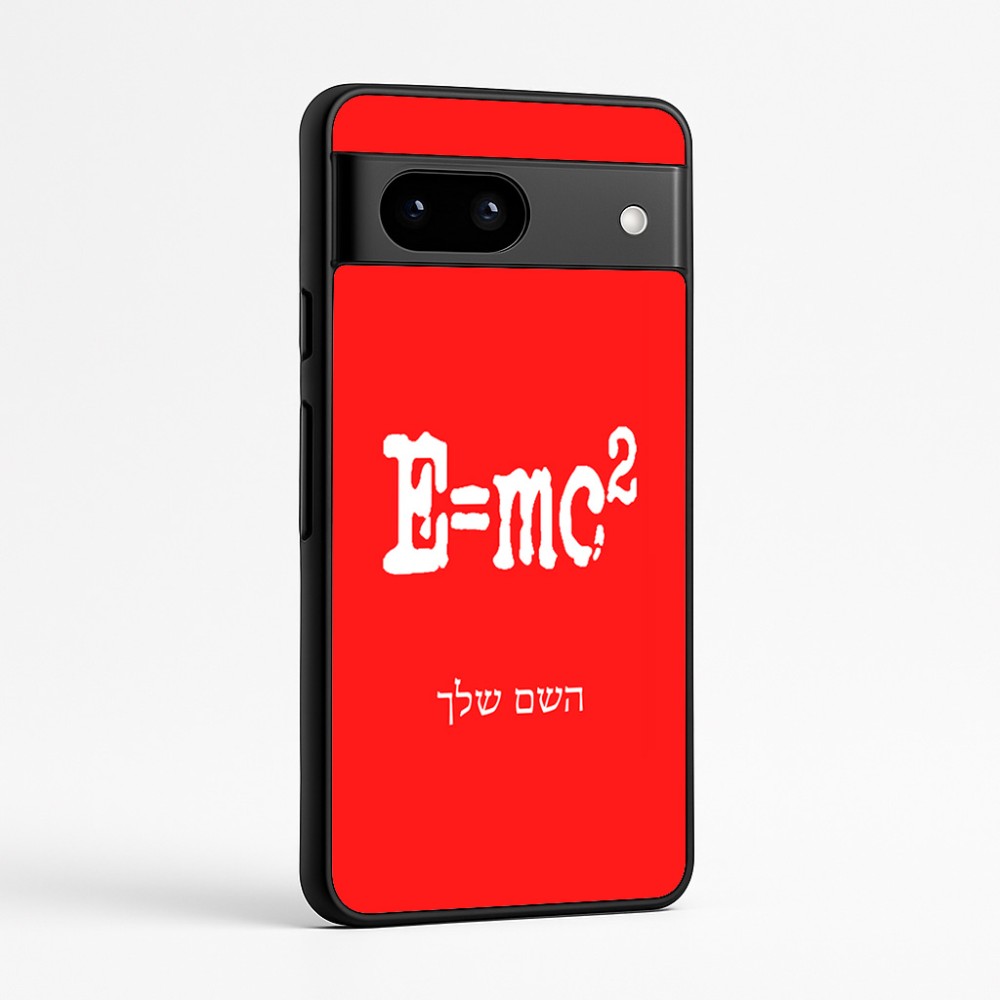 כיסוי בעיצוב אישי עם השם שלך לדגם - Google Pixel 7a 5G בעיצוב נוסחת אלברט איינשטיין