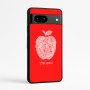 כיסוי בעיצוב אישי עם השם שלך לדגם - Google Pixel 7a 5G בעיצוב הדפס תפוח