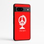 כיסוי בעיצוב אישי עם השם שלך לדגם - Google Pixel 7a 5G בעיצוב גלובוסי שלום