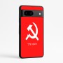 כיסוי בעיצוב אישי עם השם שלך לדגם - Google Pixel 7a 5G בעיצוב פטיש ומגל