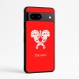 כיסוי בעיצוב אישי עם השם שלך לדגם - Google Pixel 7a 5G בעיצוב פרחי קרן