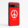 כיסוי בעיצוב אישי עם השם שלך לדגם - Google Pixel 7a 5G בעיצוב סמל השלום