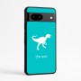 כיסוי בעיצוב אישי עם השם שלך לדגם - Google Pixel 7a 5G בעיצוב דינוזאור