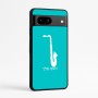 כיסוי בעיצוב אישי עם השם שלך לדגם - Google Pixel 7a 5G בעיצוב סקסופון