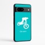כיסוי בעיצוב אישי עם השם שלך לדגם - Google Pixel 7a 5G בעיצוב רוכב אופניים