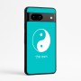כיסוי בעיצוב אישי עם השם שלך לדגם - Google Pixel 7a 5G בעיצוב סמל יינג יאנג