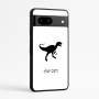 כיסוי בעיצוב אישי עם השם שלך לדגם - Google Pixel 7a 5G בעיצוב דינוזאור