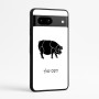 כיסוי בעיצוב אישי עם השם שלך לדגם - Google Pixel 7a 5G בעיצוב חזיר