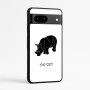 כיסוי בעיצוב אישי עם השם שלך לדגם - Google Pixel 7a 5G בעיצוב קרנף