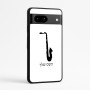 כיסוי בעיצוב אישי עם השם שלך לדגם - Google Pixel 7a 5G בעיצוב סקסופון