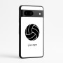 כיסוי בעיצוב אישי עם השם שלך לדגם - Google Pixel 7a 5G בעיצוב כדור כדורעף