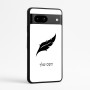 כיסוי בעיצוב אישי עם השם שלך לדגם - Google Pixel 7a 5G בעיצוב נוצת נוצה