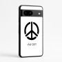 כיסוי בעיצוב אישי עם השם שלך לדגם - Google Pixel 7a 5G בעיצוב סמל השלום