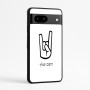 כיסוי בעיצוב אישי עם השם שלך לדגם - Google Pixel 7a 5G בעיצוב יד סלע