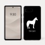 כיסוי בעיצוב אישי עם השם שלך לדגם - Google Pixel 7a 5G בעיצוב סוס