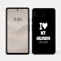 כיסוי בעיצוב אישי עם השם שלך לדגם - Google Pixel 7a 5G בעיצוב אוהב את החברה שלי
