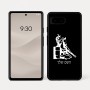 כיסוי בעיצוב אישי עם השם שלך לדגם - Google Pixel 7a 5G בעיצוב קאוגירל