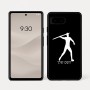 כיסוי בעיצוב אישי עם השם שלך לדגם - Google Pixel 7a 5G בעיצוב זורק כידון