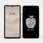 כיסוי בעיצוב אישי עם השם שלך לדגם - Google Pixel 7a 5G בעיצוב הדפס תפוח