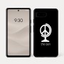כיסוי בעיצוב אישי עם השם שלך לדגם - Google Pixel 7a 5G בעיצוב גלובוסי שלום