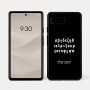 כיסוי בעיצוב אישי עם השם שלך לדגם - Google Pixel 7a 5G בעיצוב האלפבית היווני