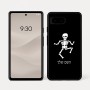 כיסוי בעיצוב אישי עם השם שלך לדגם - Google Pixel 7a 5G בעיצוב סקלטון