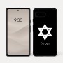 כיסוי בעיצוב אישי עם השם שלך לדגם - Google Pixel 7a 5G בעיצוב מגן דוד - מגן דוד - ישראל