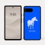 כיסוי בעיצוב אישי עם השם שלך לדגם - Google Pixel 7a 5G בעיצוב זברה