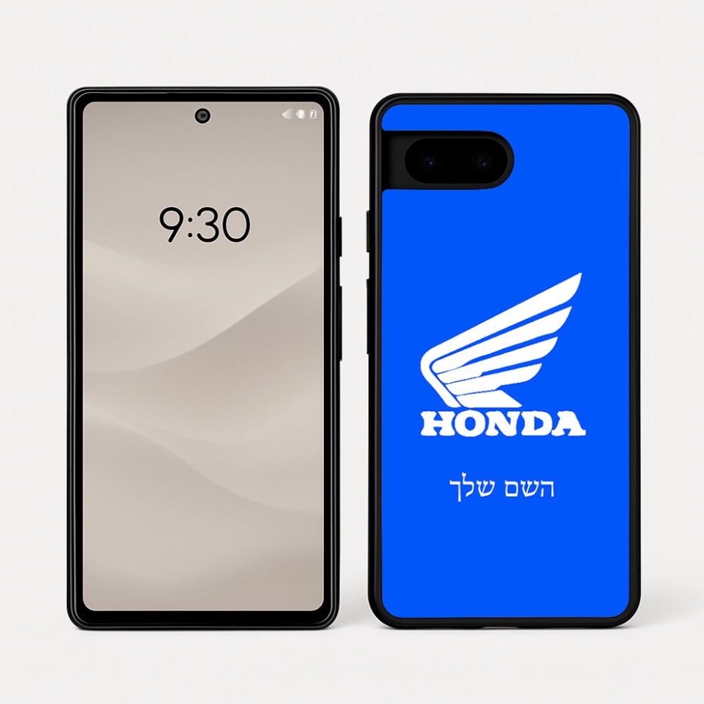 כיסוי בעיצוב אישי עם השם שלך לדגם - Google Pixel 7a 5G בעיצוב הונדה