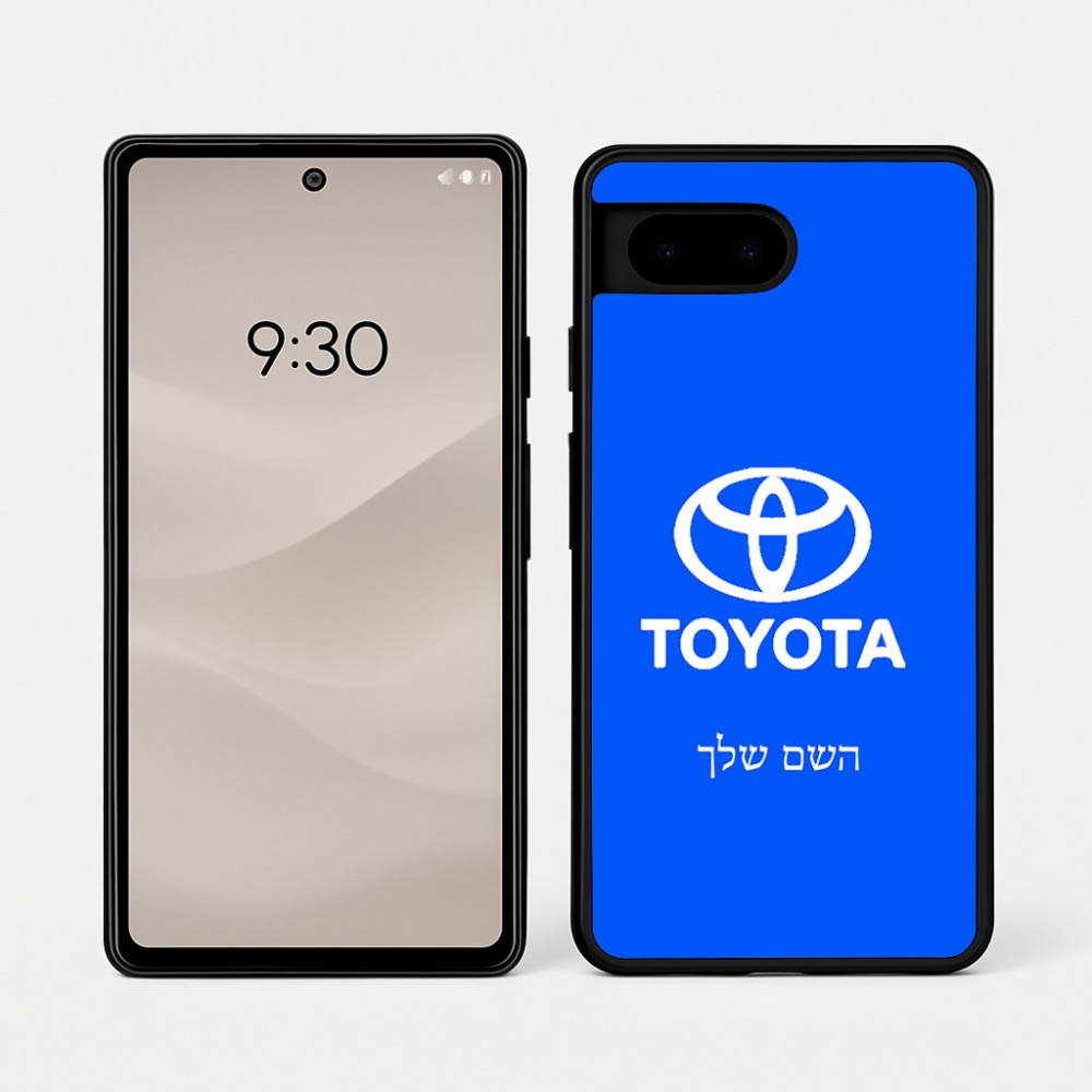 כיסוי בעיצוב אישי עם השם שלך לדגם - Google Pixel 7a 5G בעיצוב טויוטה