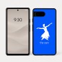 כיסוי בעיצוב אישי עם השם שלך לדגם - Google Pixel 7a 5G בעיצוב בלרינה