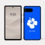 כיסוי בעיצוב אישי עם השם שלך לדגם - Google Pixel 7a 5G בעיצוב פרח היביסקוס
