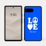 כיסוי בעיצוב אישי עם השם שלך לדגם - Google Pixel 7a 5G בעיצוב אהבה