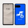 כיסוי בעיצוב אישי עם השם שלך לדגם - Google Pixel 7a 5G בעיצוב רוכב אופניים