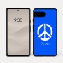 כיסוי בעיצוב אישי עם השם שלך לדגם - Google Pixel 7a 5G בעיצוב סמל השלום
