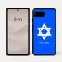 כיסוי בעיצוב אישי עם השם שלך לדגם - Google Pixel 7a 5G בעיצוב מגן דוד - מגן דוד - ישראל
