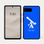 כיסוי בעיצוב אישי עם השם שלך לדגם - Google Pixel 7a 5G בעיצוב טלסקופ
