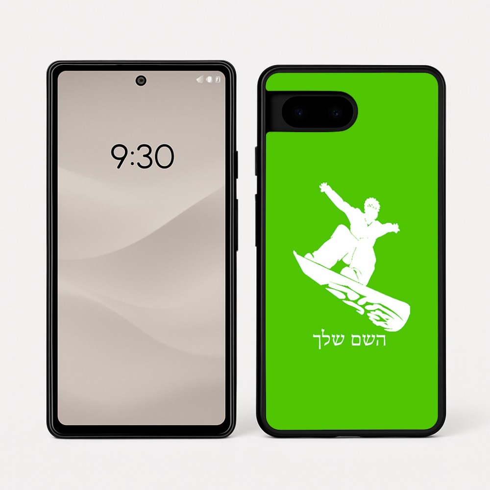 כיסוי בעיצוב אישי עם השם שלך לדגם - Google Pixel 7a 5G בעיצוב סנובורדיסט