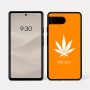 כיסוי בעיצוב אישי עם השם שלך לדגם - Google Pixel 7a 5G בעיצוב עלה מריחואנה - גראס