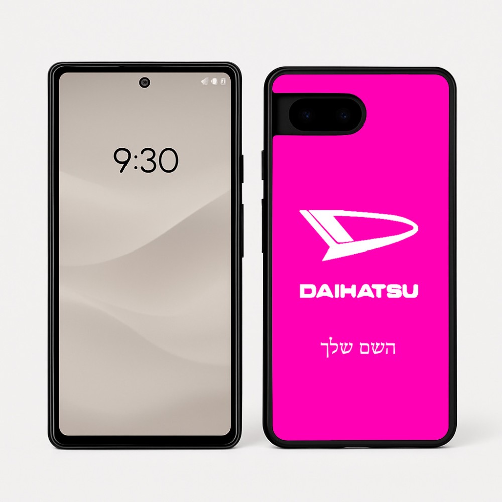 כיסוי בעיצוב אישי עם השם שלך לדגם - Google Pixel 7a 5G בעיצוב דייהטסו
