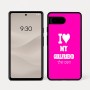 כיסוי בעיצוב אישי עם השם שלך לדגם - Google Pixel 7a 5G בעיצוב אוהב את החברה שלי