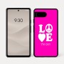 כיסוי בעיצוב אישי עם השם שלך לדגם - Google Pixel 7a 5G בעיצוב אהבה