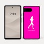 כיסוי בעיצוב אישי עם השם שלך לדגם - Google Pixel 7a 5G בעיצוב רץ רץ אישה