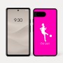 כיסוי בעיצוב אישי עם השם שלך לדגם - Google Pixel 7a 5G בעיצוב שחקנית כדורגל - אישה