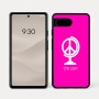 כיסוי בעיצוב אישי עם השם שלך לדגם - Google Pixel 7a 5G בעיצוב גלובוסי שלום
