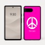 כיסוי בעיצוב אישי עם השם שלך לדגם - Google Pixel 7a 5G בעיצוב סמל השלום
