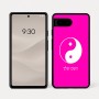 כיסוי בעיצוב אישי עם השם שלך לדגם - Google Pixel 7a 5G בעיצוב סמל יינג יאנג