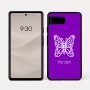 כיסוי בעיצוב אישי עם השם שלך לדגם - Google Pixel 7a 5G בעיצוב פרפר