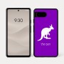 כיסוי בעיצוב אישי עם השם שלך לדגם - Google Pixel 7a 5G בעיצוב קנגורו